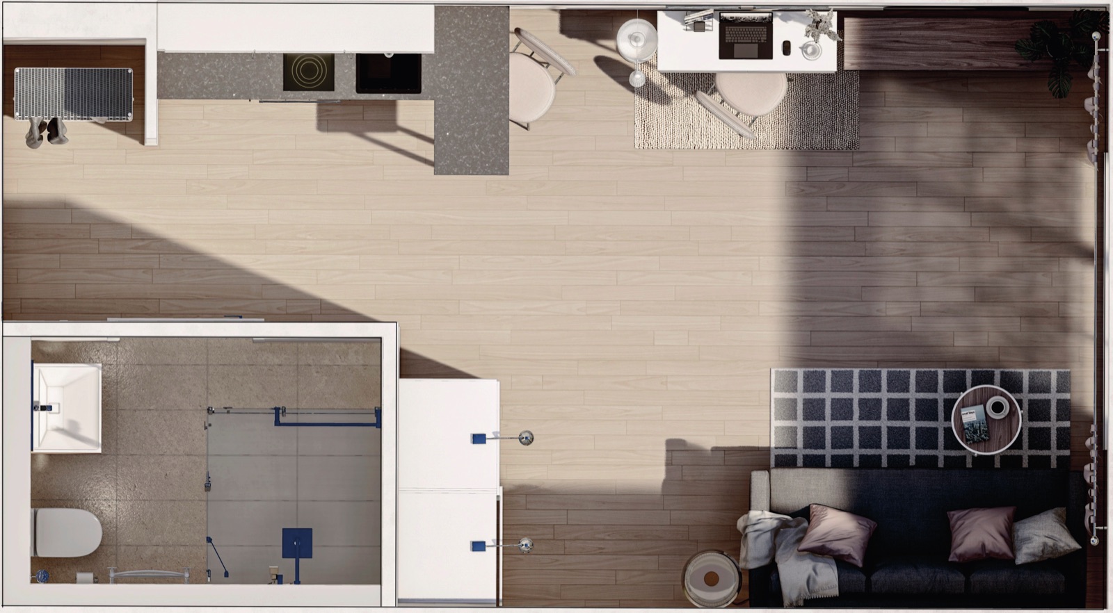 Apartment mit rund 29 m²